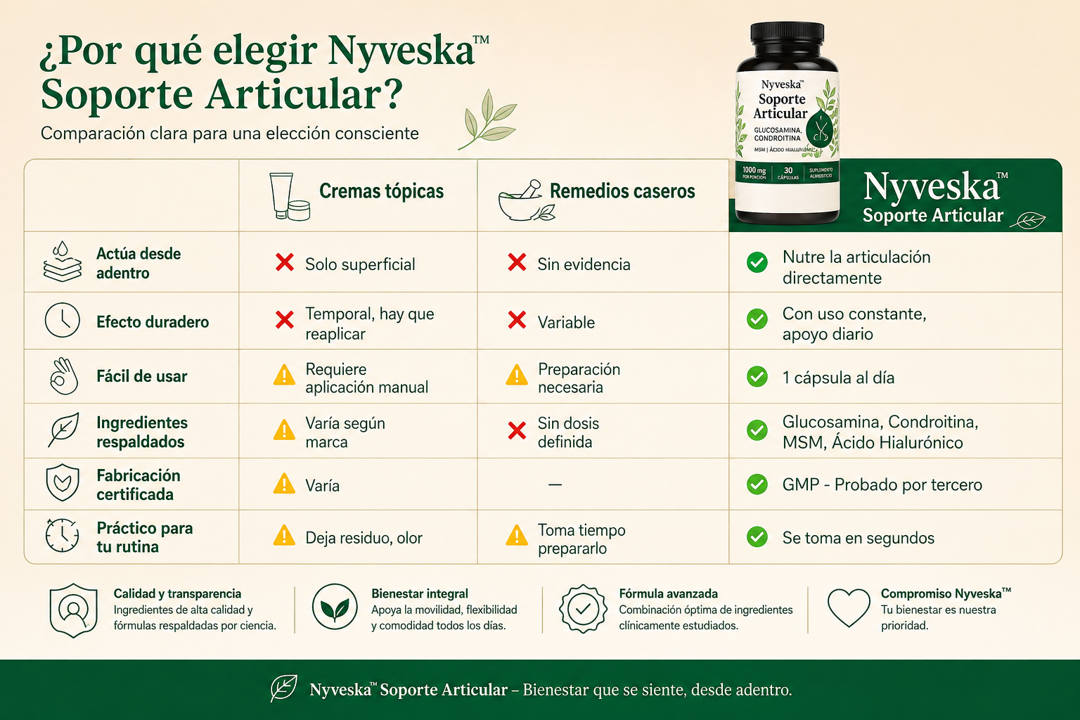 Nyveska™ - Supporte articular